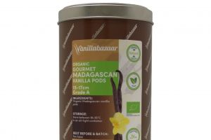 250g Gourmet Organic Madagascan Vanilla Pod Tin